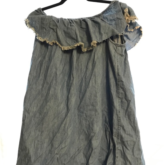 Mossimo supply co Denim chambray mini dress xxl - Picture 2 of 5